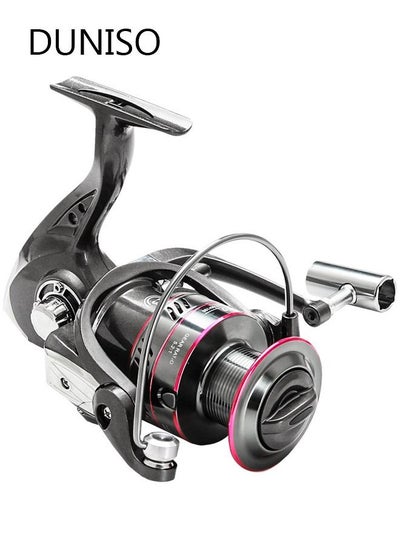 اشتري Spinning Fishing Reel Wheel 5.2:1 Gear Ratio, Highstrength Plastic Reel Body Metal Anti-Slip Wheel Grip for Seawater and Freshwater-5000 في السعودية