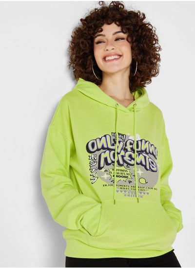 Buy Graphic Printed Hoodie in UAE