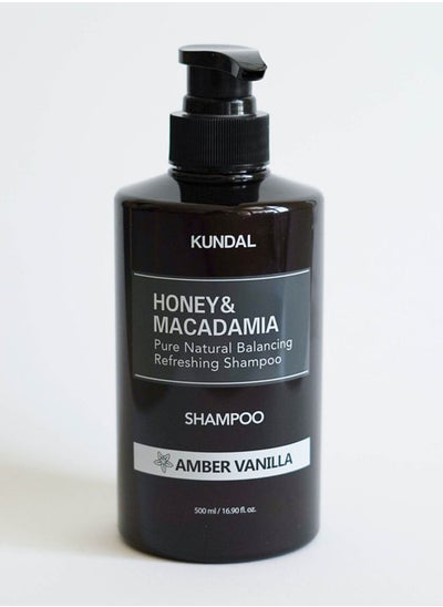 اشتري Honey & Macadamia Pure Natural Balancing Refreshing Shampoo Amber Vanilla في الامارات