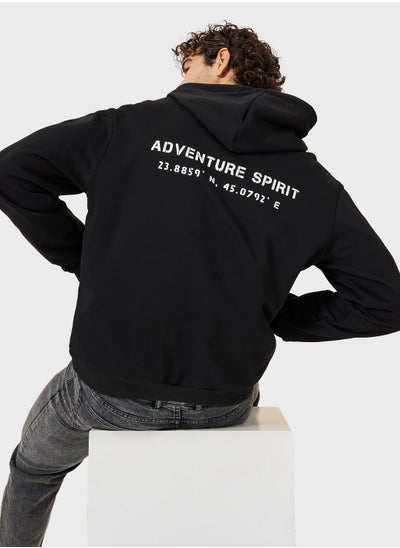 Buy Back Printed Hoodie in Saudi Arabia