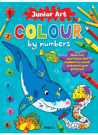 Buy Junior Art Colour By Numbers: Shark in UAE