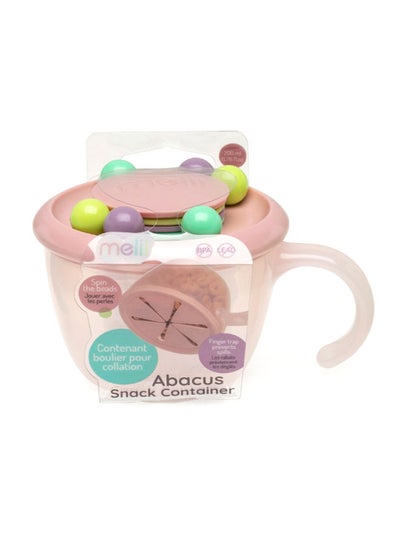 اشتري Snack Container Safe Spillproof And Playful Food Storage With Educational Beads For Babies Toddlers And Kids في الامارات