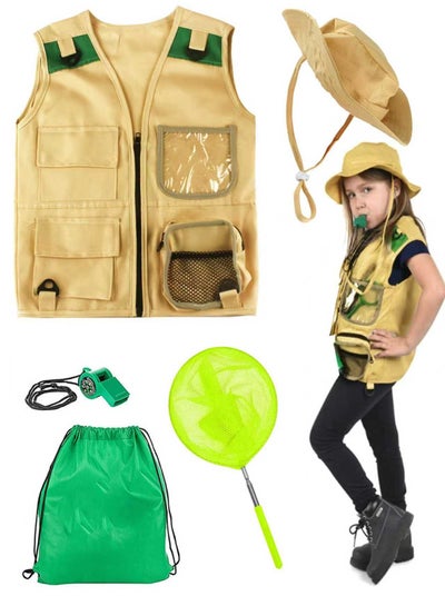 Kids Camping Set, Outdoor Explorer Costume Kit for Boys and Girls with ...