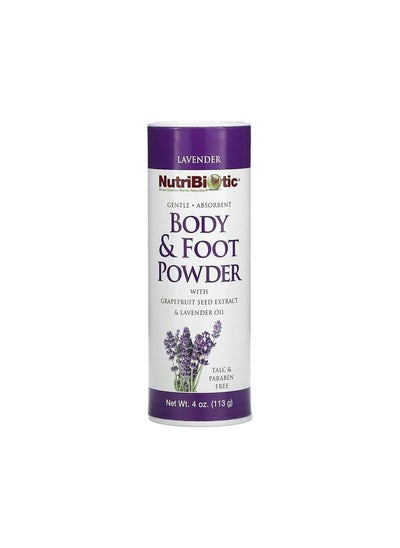 اشتري Body & Foot Powder with Grapefruit Seed Extract & Lavender Oil, Lavender, 4 oz (113 g) في الامارات