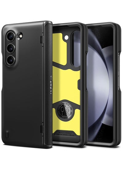 اشتري Slim Armor Pro Samsung Galaxy Fold 5 Case Cover [Hinge Coverage] - Black في الامارات