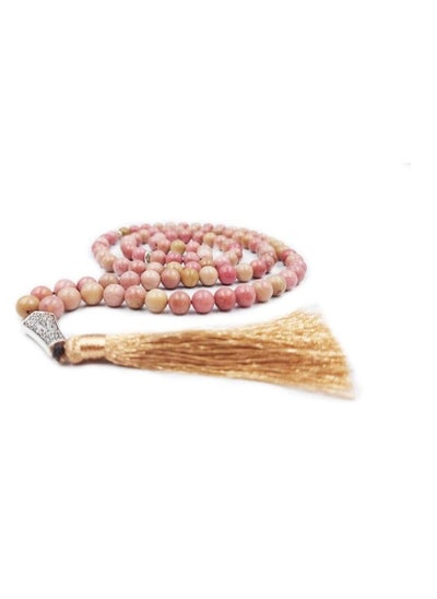 اشتري REBUY Natural Rhodocrosite 99 Beads Tasbih في الامارات