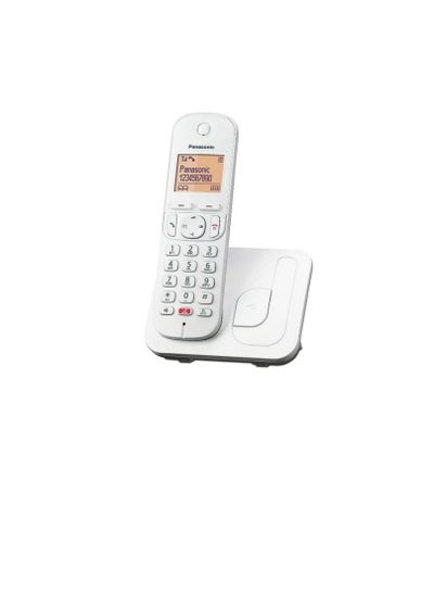 اشتري هاتف لاسلكي رقمي KX-TGC250، أبيض في مصر