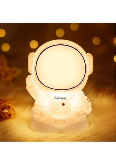 Buy Astronaut Night Light Cute Child Night Lamp Bedside 7 Colour Changing LED Portable Lamp Bedroom Sleep Decoration Nightlight for Children Kids Gift in UAE