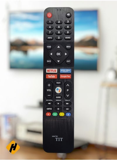 Buy Remote Control Replacement Remote Control For TIT Smart TV in Saudi Arabia