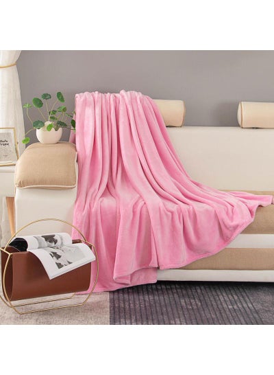Buy 80 x 90inch Flannel Double Layer Sofa Cover Blanket in UAE