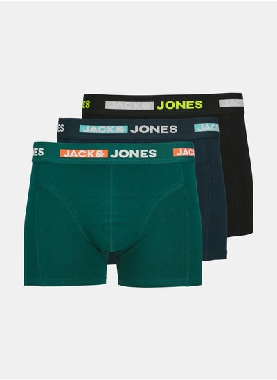 Buy Pack of 3 - Scott Logo Detail Trunks in Saudi Arabia