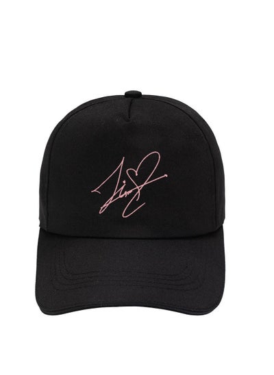 Buy BTS Cotton Baseball Cap Black in UAE