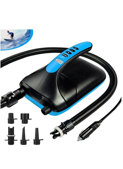 Buy Air Pump, Electric Digital Air Pump 12V Car Connector Air Inflator, Intelligent Dual Stage and Auto-Off Function, for Paddle Boards in UAE