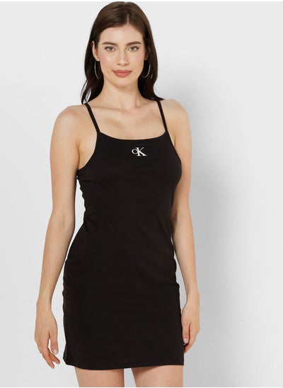 Buy Logo Knitted Dress in UAE