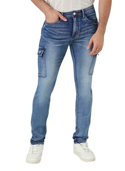 اشتري Knit Denim Cargo Skinny Jeans في مصر