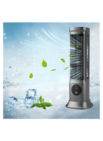 Buy Tower Fan, Portable Air Streamlined Tower Fan with 3 Speeds, Table Fan, Bladeless Design, Quiet USB Powered,Vertical Air Conditioning Fan for Bedroom Home Office Desktop in Saudi Arabia