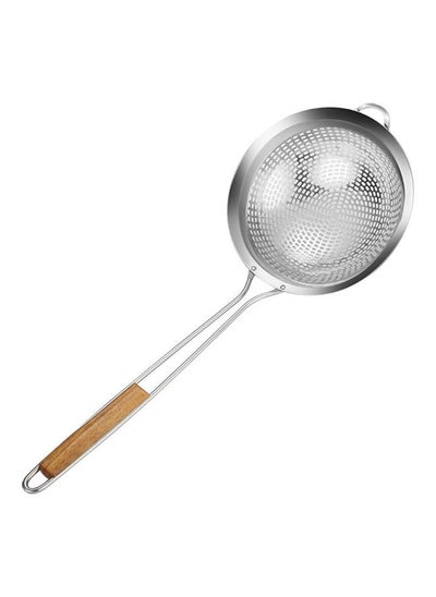 Buy Stainless Steel Mesh Colander Food Filter Sieve Silver in UAE