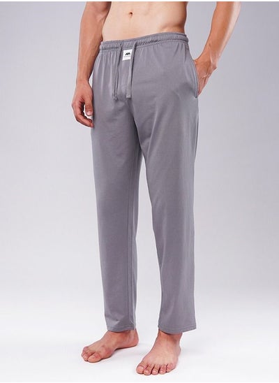 Buy Dark Grey Jersey Pajama Pants in UAE