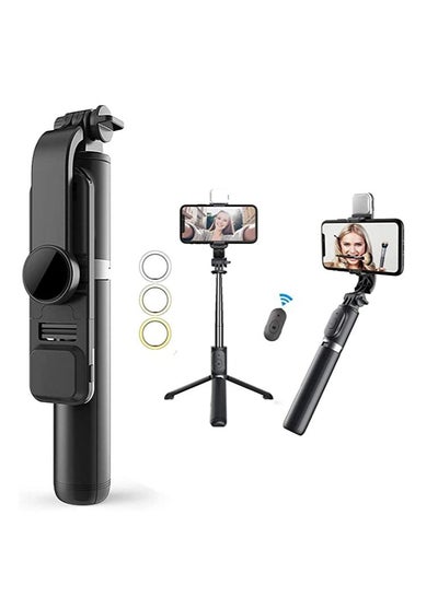 Buy L08 Selfie Tripod Stick Stand For iPhone And Smart Andriod Mobile in UAE