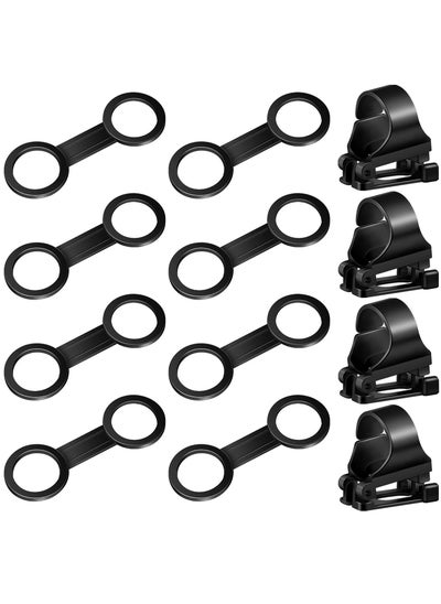 Buy Snorkel Clip Diving Universal, Silicone Clip Diving Snorkel Bracket Plastic Clip, Mask Snorkel Clip Diving Accessories Snorkeling Equipment (12 Pcs, Black) in Saudi Arabia