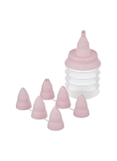 Buy 7 Shapes Cream Pump Set For Cake Decoration Multicolor in Egypt