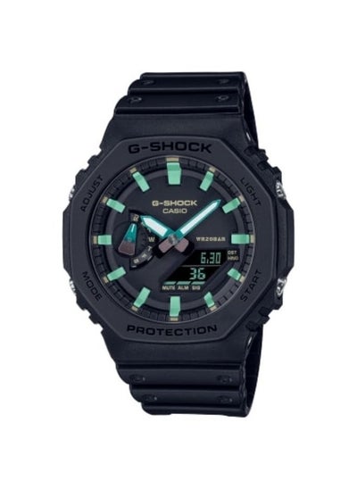 Casio G shock Black Watch with Lightblue Accents GA 2100RC 1A price in UAE Noon UAE kanbkam