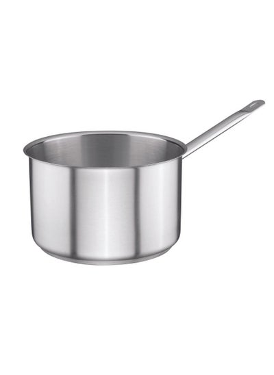 اشتري Stainless Steel Induction Sauce Pan 24 cm x 10.5 cm |Ideal for Hotel,Restaurants & Home cookware |Corrosion Resistance,Dishwasher Safe|Made in Turkey في الامارات