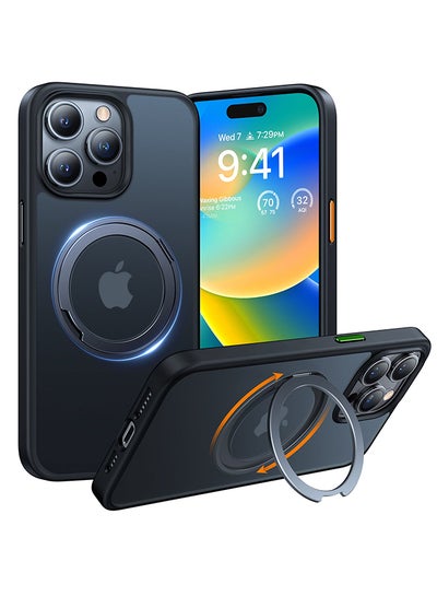 Buy iPhone 15 Pro Max 6.7' UPRO Ostand Pro Series Case Black - X00FX0356 in Saudi Arabia