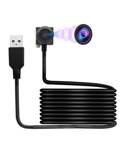 Buy HD 1080P Webcam with Microphone 120 Degree Wide Angle Mini USB Camera for Zoom Skype Teams Conferencing and Gaming in UAE