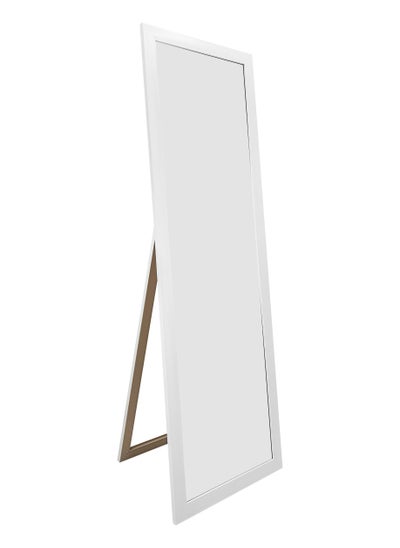 Buy Stand Mirror Full Length Mirror Standing Hanging or Leaning Against Wall, Large Rectangle Bedroom Mirror Floor Mirror Dressing Mirror Wall-Mounted Mirror, PVC Thin Frame 40x140 cm in UAE