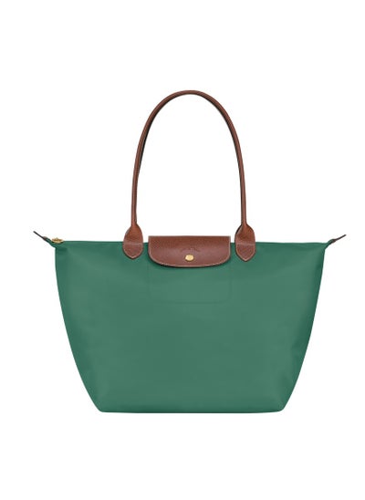 Buy women's large handbag, handbag, shoulder bag, sage green classic style in UAE