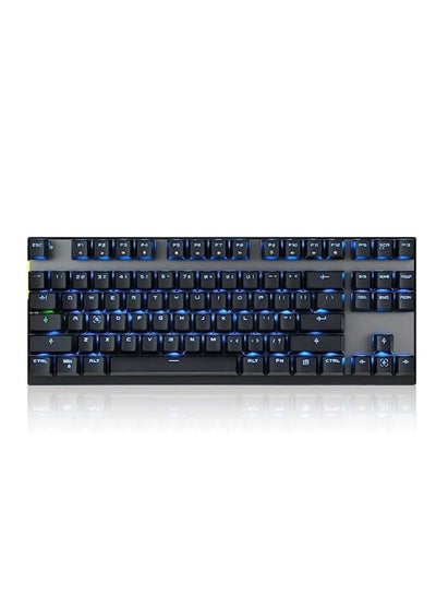 Buy Motospeed 2.4GHz Wireless/Wired Mechanical Keyboard GK82 87Keys Led Backlit Blue Switches Type-C Gaming Keyboard for Gaming and Typing,Compatible for Mac/PC/Laptop(Black) in Saudi Arabia