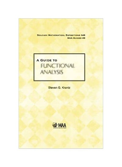 اشتري A Guide to Functional Analysis في مصر