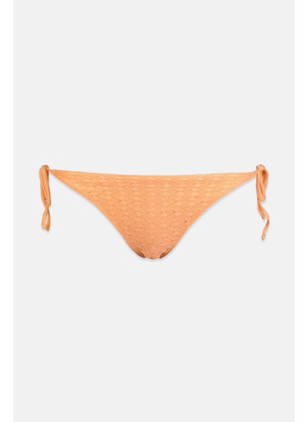 اشتري Women Tie Closure Crochet Bikini Bottom, Coral في السعودية