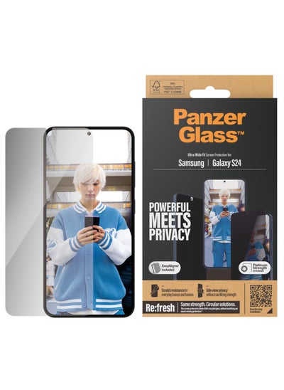 Buy PanzerGlass® Privacy Screen Protector Samsung Galaxy S24 | Ultra-Wide Fit w. EasyAligner in UAE