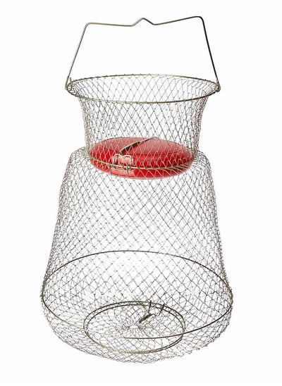 Buy Fishing Net 1Pcs 450g Fish Trap Floatable Collapsible Galvanized Steel Wire Basket Portable Robust Easy to Use Cast nets for Hiking Equipment Supplies in UAE