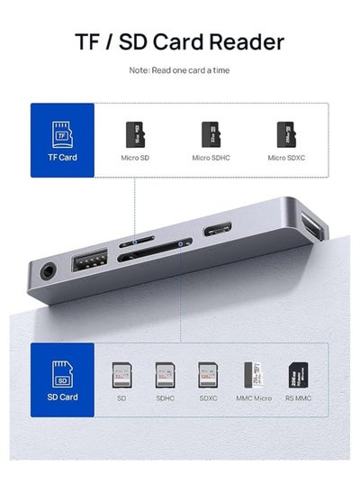 اشتري JSAUX 6 Port USB-C Hub في مصر