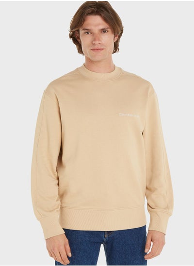 Buy Logo Crew Neck Sweatshirt in Saudi Arabia