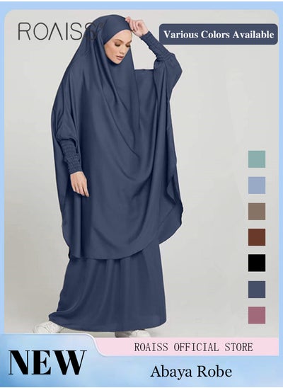 Buy 2-Piece Ladies Abaya Style Abaya Dress Ladies Ethnic Traditional Wear in Saudi Arabia