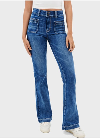 Buy Flared Bottom Jeans in UAE