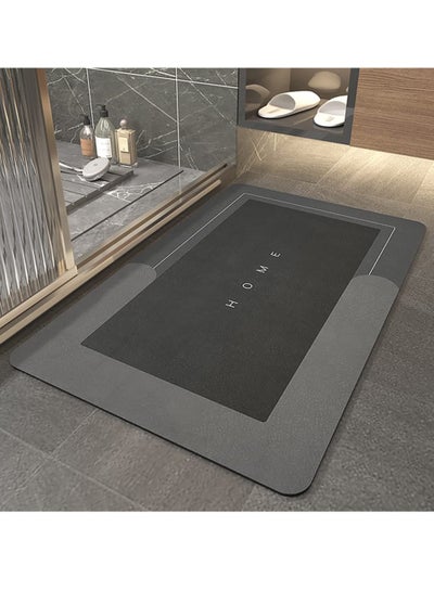 Buy Super Absorbent Bath Mats,Anti-Slip Bathroom Floor Mats Quick-drying Floor Mat Easy Clean Bath Rugs 40*60 in Saudi Arabia