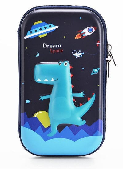 اشتري Eazy Kids Dinosaur XL Pencil Case-Blue في الامارات