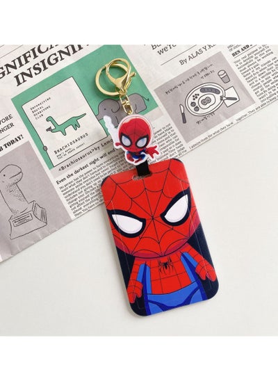 Buy Spider-man Keychain Retractable Buckle ID Card Folder in Saudi Arabia