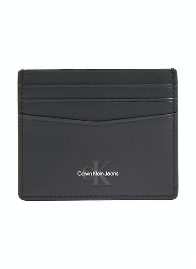 Buy Men's Leather Monogram Soft Cardholder - Leather, Black in UAE