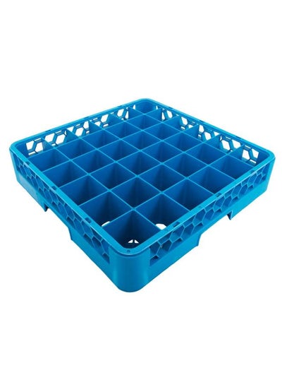 اشتري Plastic 36-compartment Glass Rack Blue في الامارات