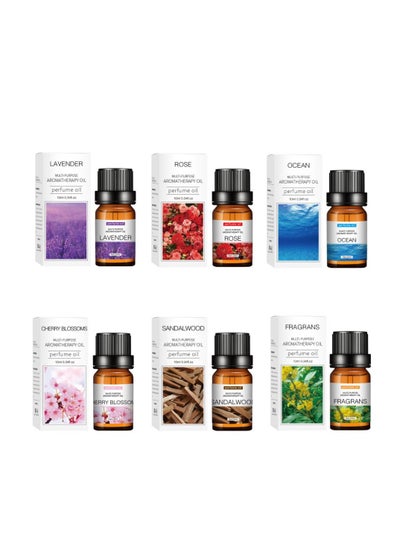 Buy 6 Bottles Water Soluble Aromatherapy Essential Oil in UAE