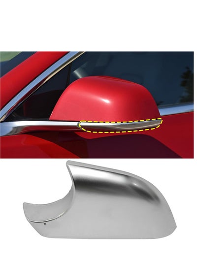 اشتري Compatible With Tesla Model 3 Mirror Lower Cover 2017 2022 Chrome Left Drive Side Rearview Mirror Base Cover Trim  Side Mirror Bottom Cover For Tesla Model 3 Wing Mirror Repair Left في الامارات