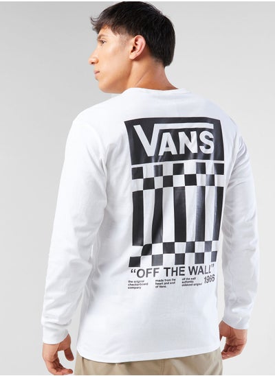 Buy Off The Wall Check Graphic  T-Shirt in UAE