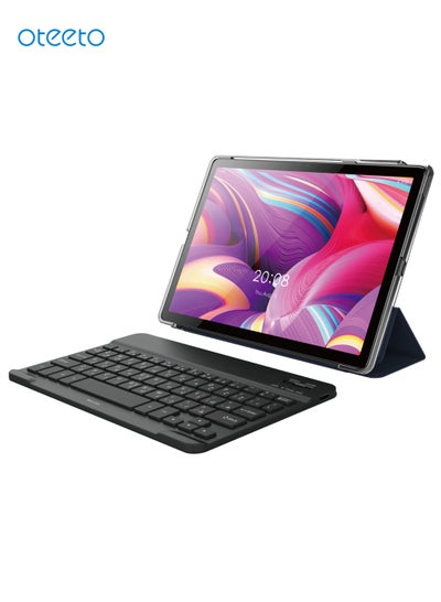 اشتري Oteeto TAB 11 Tablet/8GB RAM + 256 GB ROM/5G Network/Octa Core 1.3 GHz/6000 mAh Battery/8MP Front + 13MP Rear Camera/10.1 IPS LCD/Android 13/Includes-Touch Pen, Keyboard,Tempered Glass,OTG cable في الامارات