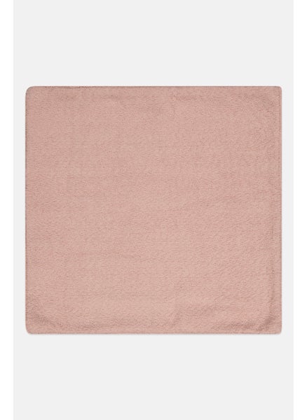 Buy Textured Pillow Case 45 x 45 cm, Light Pink in UAE